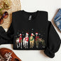 Christmas Horses, Horse Lovers, Santa Sweatshirt