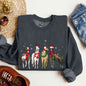 Christmas Horses, Horse Lovers, Santa Sweatshirt