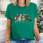 Christmas Horses, Horse Lovers, Santa Super Soft Tees