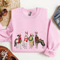 Christmas Horses, Horse Lovers, Santa Sweatshirt