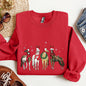 Christmas Horses, Horse Lovers, Santa Sweatshirt