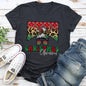 Christmas Obsessed, Leopard Print, Sassy, Retro Super Soft Tees