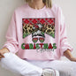 Christmas Obsessed Leopard Print Sweatshirt