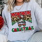 Christmas Obsessed Leopard Print Sweatshirt