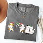 Christmas Party Cats, Santa, Cute, Cat Lover Tshirt Comfort Colors T-Shirt