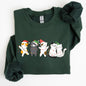 Christmas Party Cats, Santa, Cute, Cat Lover Sweatshirt