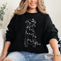 Christmas Pit Bull, Lights, Cute, Dog Lover, Pitty, Santa, Gift Sweatshirt