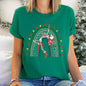 Christmas Rainbow, Dancing Skeleton, Retro Super Soft Tees