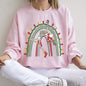 Christmas Rainbow Dancing Skeleton Sweatshirt