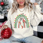 Christmas Rainbow Dancing Skeleton Sweatshirt