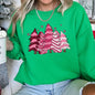 Christmas Snack Trees Pink, Little Debbie Sweatshirt