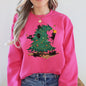 Christmas Tree, Naughty Cats, Funny, Santa Sweatshirt