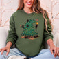 Christmas Tree, Naughty Cats, Funny, Santa Sweatshirt