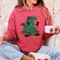 Christmas Tree, Naughty Cats, Funny, Santa Sweatshirt