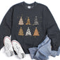 Christmas Trees Animal Print Sweatshirt