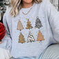Christmas Trees Animal Print Sweatshirt