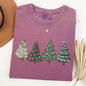 Christmas Trees, Winter, Snow, Santa Tshirt Comfort Colors T-Shirt