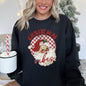Christmas Vibes, Retro Santa Sweatshirt