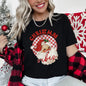 Christmas Vibes, Retro Santa Super Soft Tees