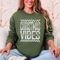 Christmas Vibes, Retro, Vintage Sweatshirt