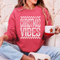 Christmas Vibes, Retro, Vintage Sweatshirt