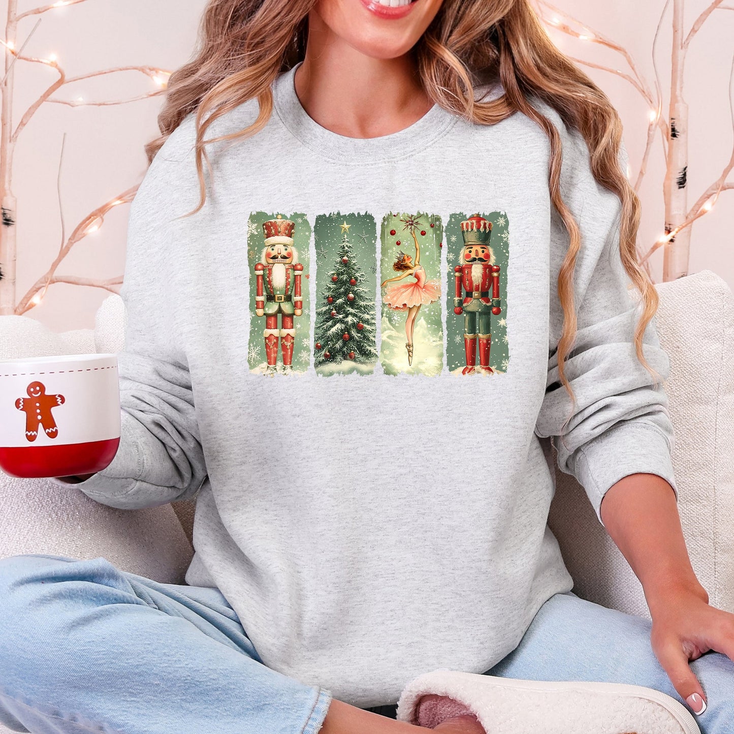 Christmas, Nutcracker Ballet, Vintage Sweatshirt