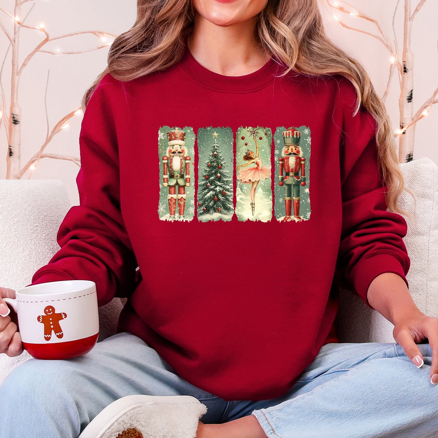 Christmas, Nutcracker Ballet, Vintage Sweatshirt