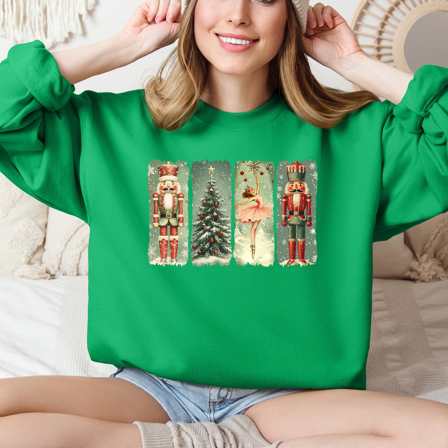 Christmas, Nutcracker Ballet, Vintage Sweatshirt