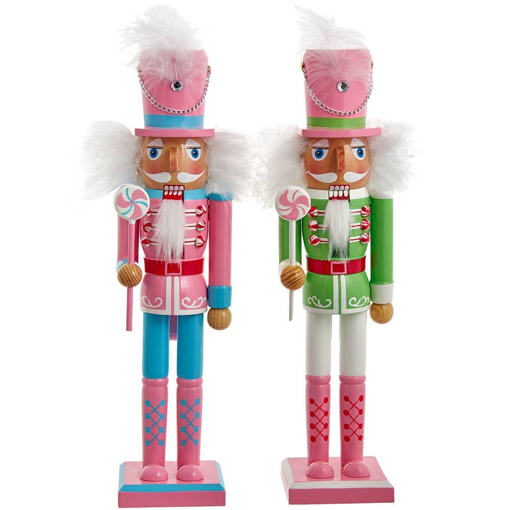 Christmas Nutcracker - Pastel Holiday Decor 15" Soldier