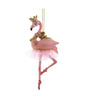 Christmas Ornament - Coastal Pink Ballet Flamingo Holiday Decor