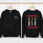 Christmas is Calling, Duck Season, Hunting, Front and Back Sweatshirt