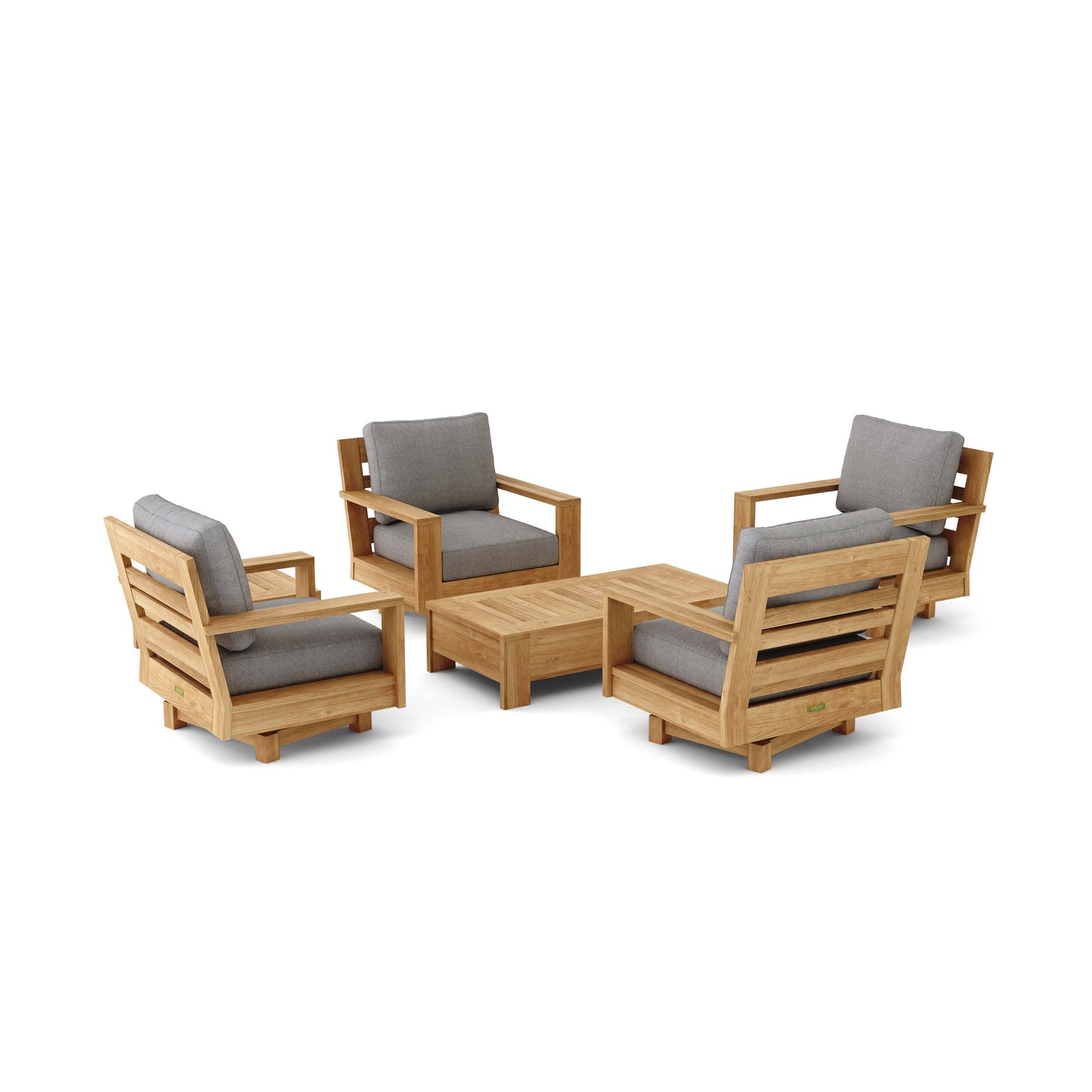 Set-523 6-Pc Madera Deep Seating
