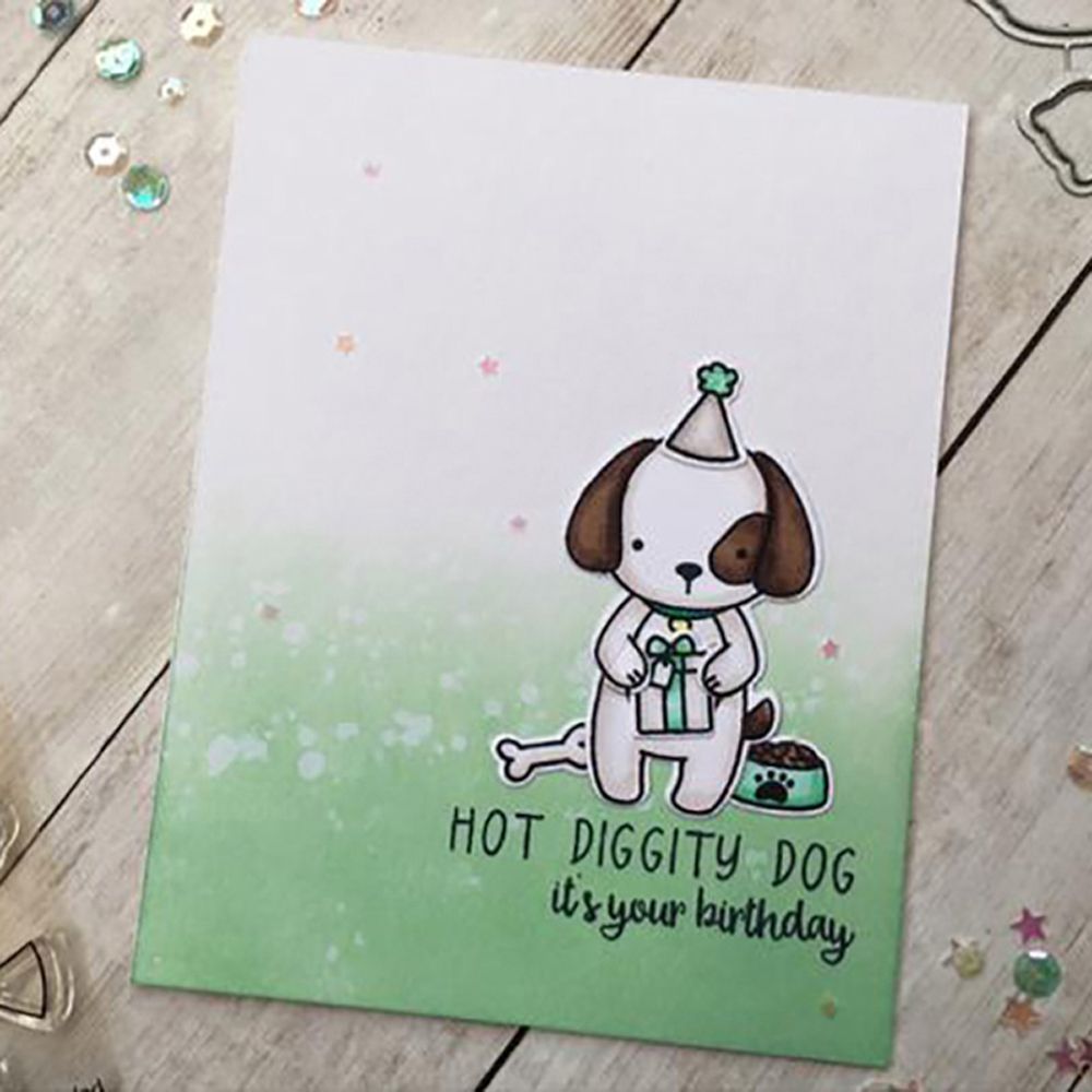 Clear DIY Dog Metal Cutting Dies Stencils