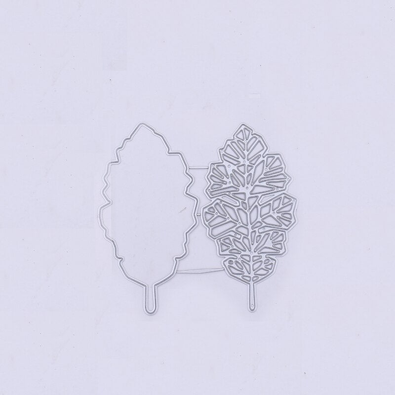 Clear Making DIY Leaf Metal Cutting Dies Stencils