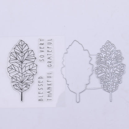 Clear Making DIY Leaf Metal Cutting Dies Stencils