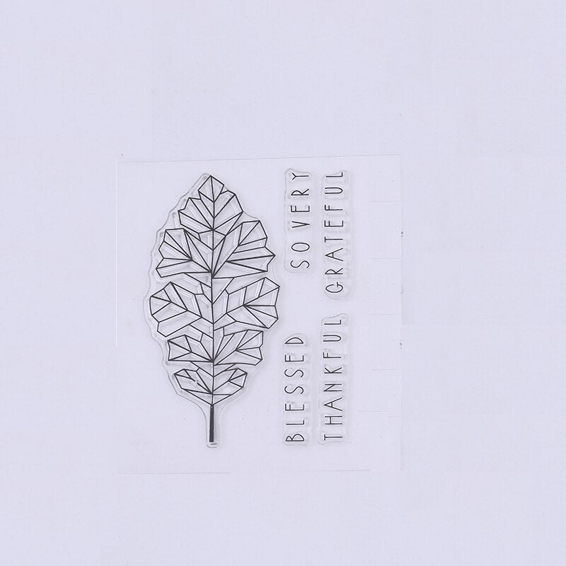 Clear Making DIY Leaf Metal Cutting Dies Stencils