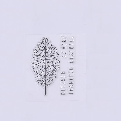 Clear Making DIY Leaf Metal Cutting Dies Stencils
