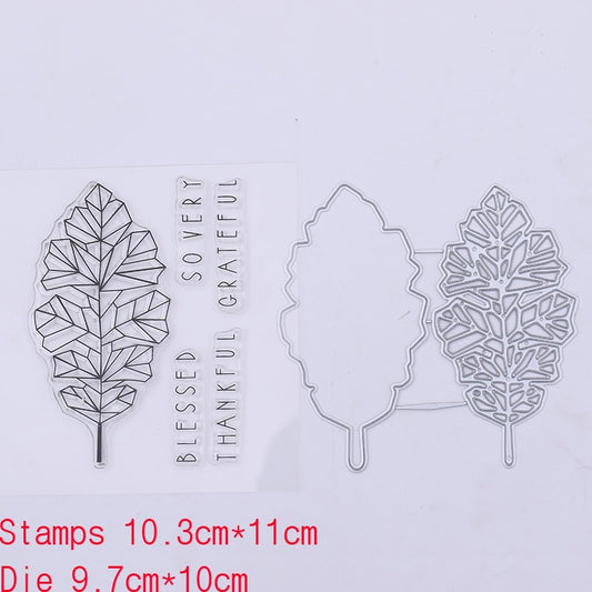 Clear Making DIY Leaf Metal Cutting Dies Stencils
