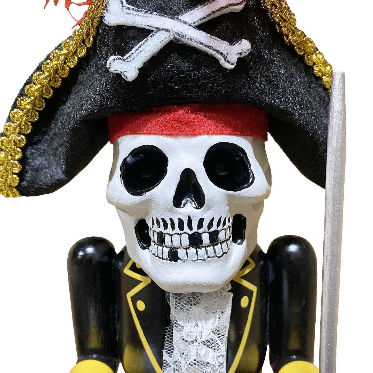 14" A Pirate’s Life Skeleton Nutcracker with Sword
