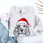 Cocker Spaniel, Santa, Dog, Christmas, Dog Lover, Pet Sweatshirt