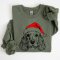 Cocker Spaniel, Santa, Dog, Christmas, Dog Lover, Pet Sweatshirt