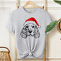Cocker Spaniel, Santa, Dog, Christmas, Dog Lover, Pet T-Shirt Comfort Colors T-Shirt
