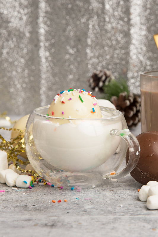 3 Pack White Chocolate Cocoa Bombs