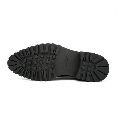 Coffee Double - Monk Chunky Loafers
