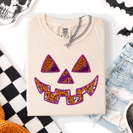 Colorful Jack o Lantern, Halloween, Retro, Vintage, Comfort Colors T-Shirt