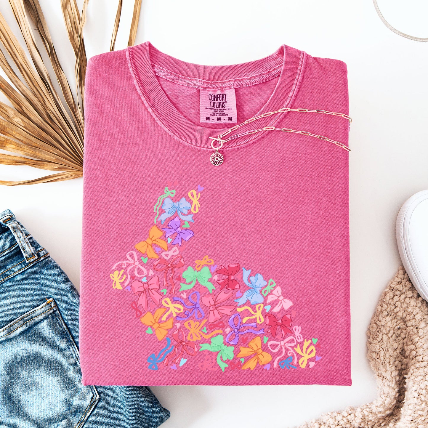 Colorful Ribbons, Easter, Bunny, Jesus, Rabbit, Holiday Tshirt Comfort Colors T-Shirt