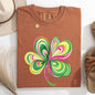 Colorful, Painted, St Patrick's Day, Shamrock, Clover, Lucky, Leprechaun Tshirt Comfort Colors T-Shirt