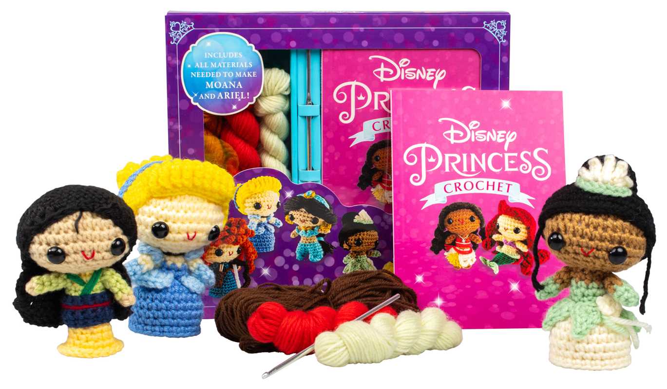 Disney Princess Crochet Book & Materials- Box Kit