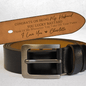 Custom Engraved Belt for Him - You Lucky - Personalized Gift for Husband, Boyfriend, Fiancé | Valentine, Anniversary, Father's Day |  Leather