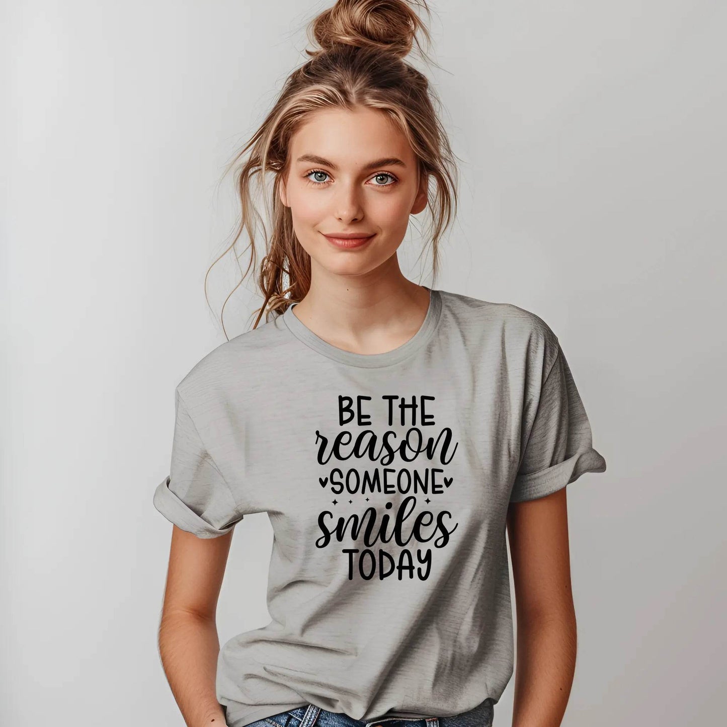Be the Reason Someone Smiles Today T-Shirt – Spread Positivity in Style